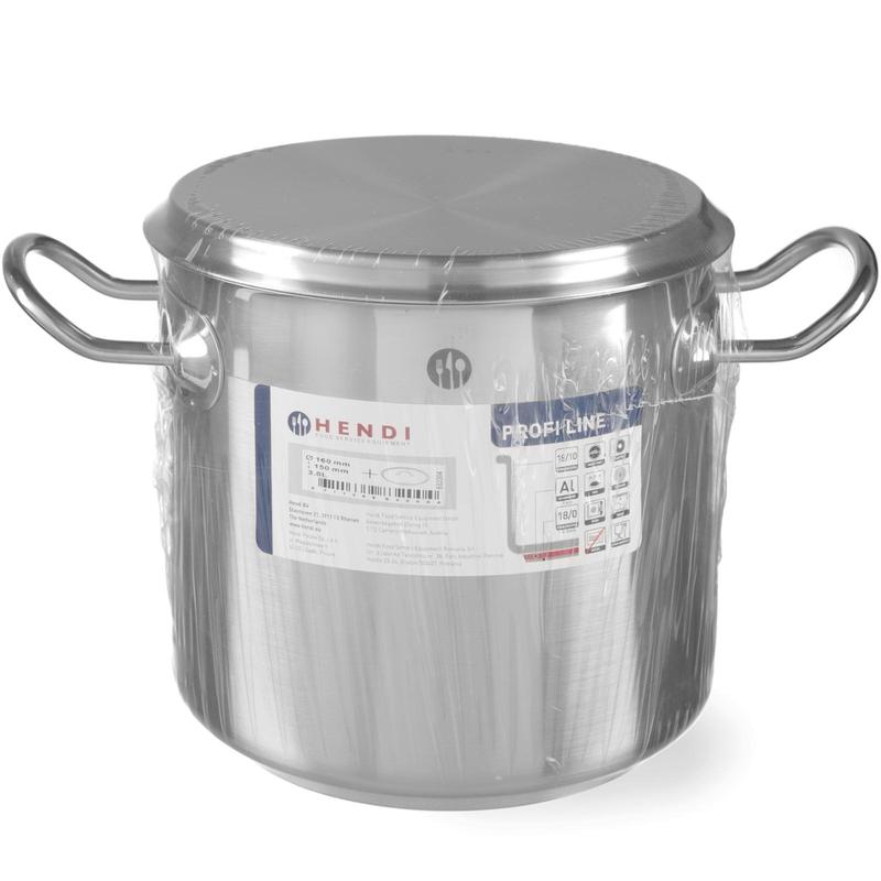 Kookpot – Soeppan – Braadpan – Pannenset – Stoofpan – Professionele 37 Liter – Sandwich Bodem Roestvrij Staal