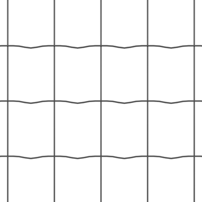 Recinzione Euro 7-Post 1.5x10m - Zincato Grigio Metal Garden Trellis with 7 Horizontal Bars, Sturdy Reinforced Posts for Climbing Plants, Ivy, Roses & Roses - Durable Outdoor Plant Support, Garden Trellis for Climbing Plants,