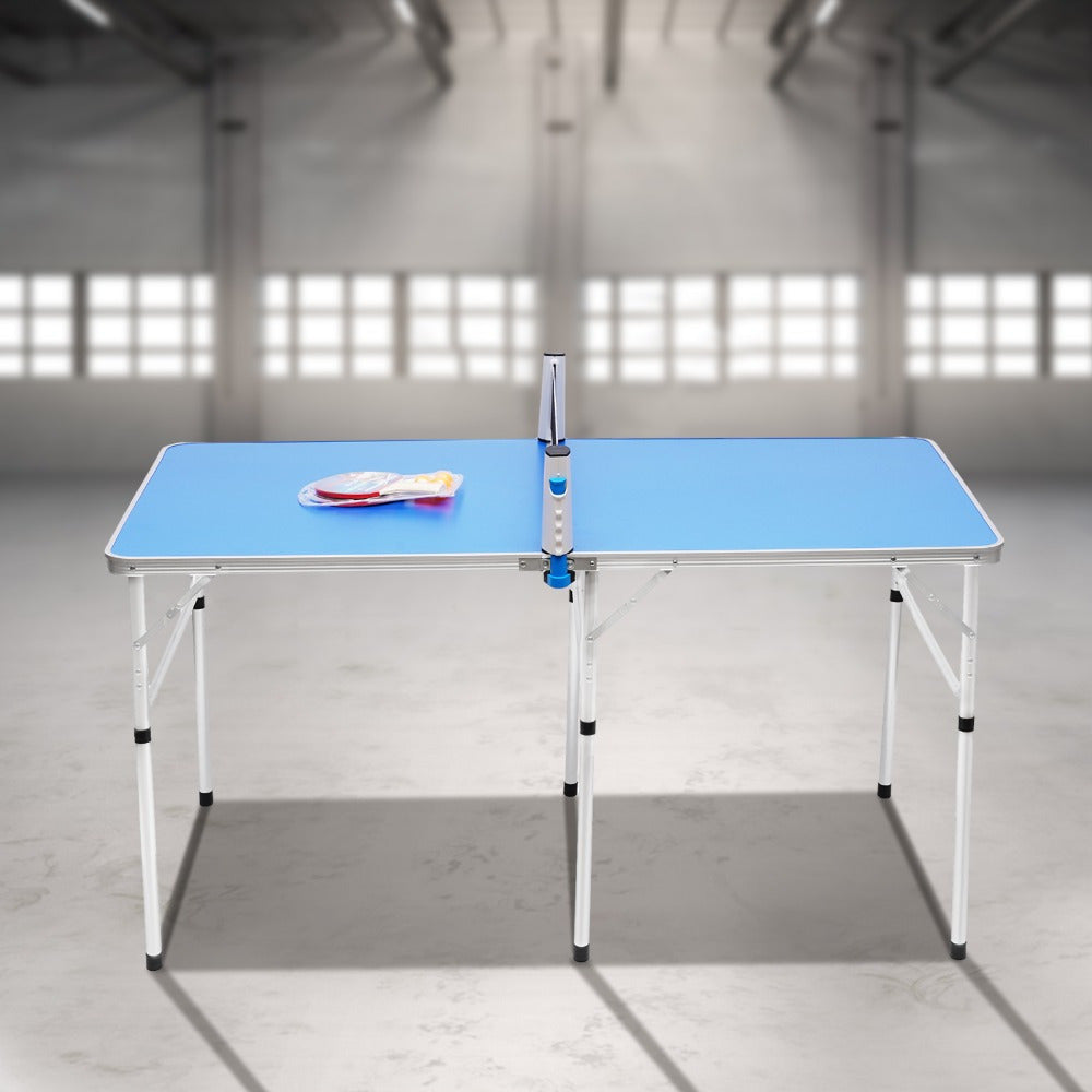 Tafeltennistafel – Pingpongtafel – Opvouwbare Tafel – Indoor Tafel – Outdoor Tafel – Draagbaar & Compact – MDF Blad & Aluminium Frame