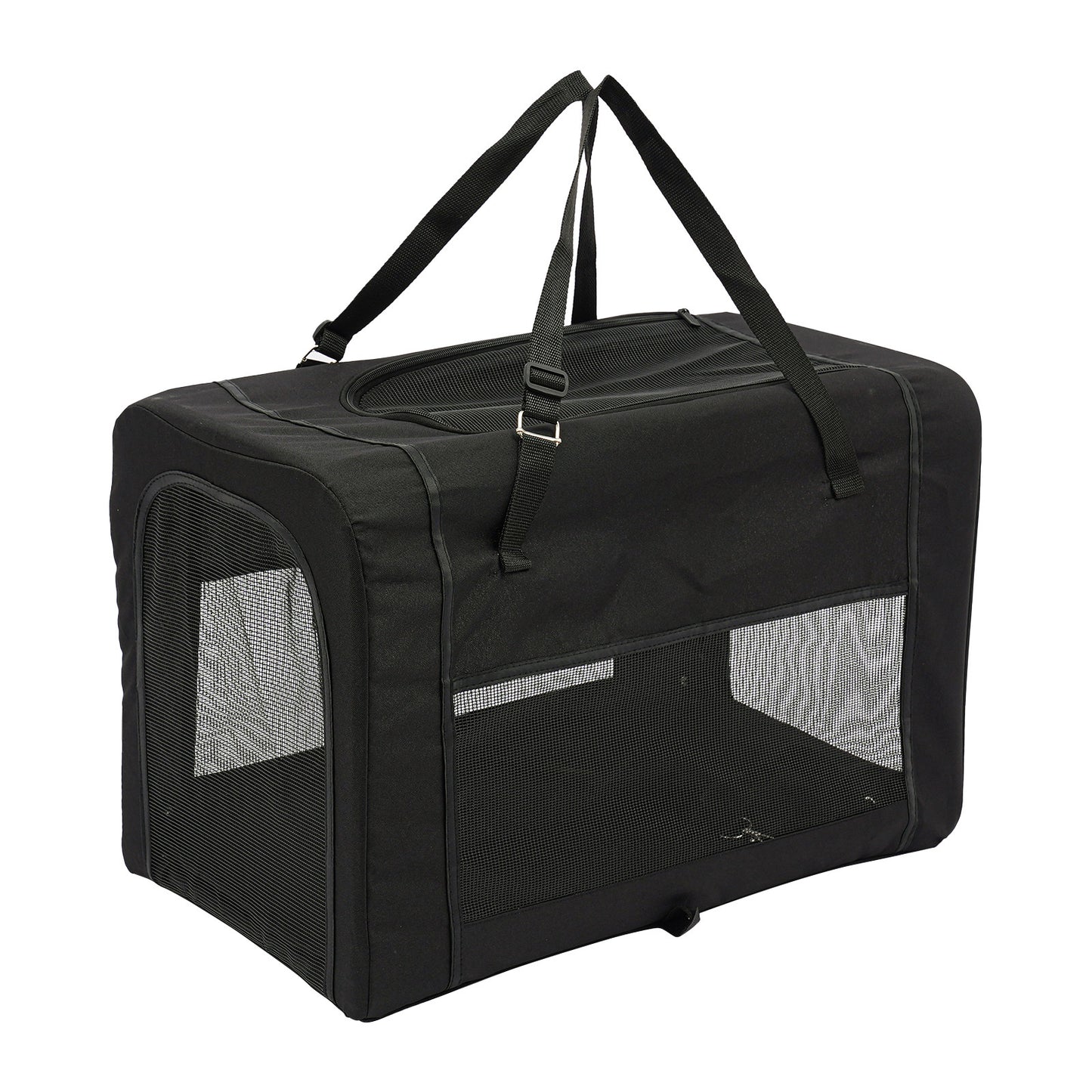 3-in-1 Heavy-Duty Two-Tier Pet Stroller Compatible for Dogs & Cats - Heavy-Duty Oxford Fabric & Frame, Spacious 2-Tier Kennel with Ventilation, Design & All-Terrain Wheels - Lightweight Portable Cart for Twins/Pets