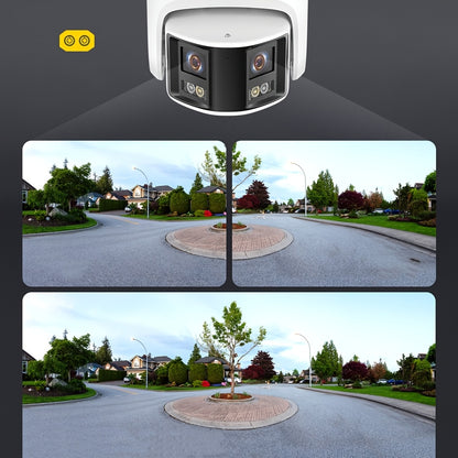 Bewakingscamera – Beveiligingscamera – Camerabewaking – Buitencamera – Dual Lens – 6MP Resolutie – Kleurennachtzicht met 2-weg Audio