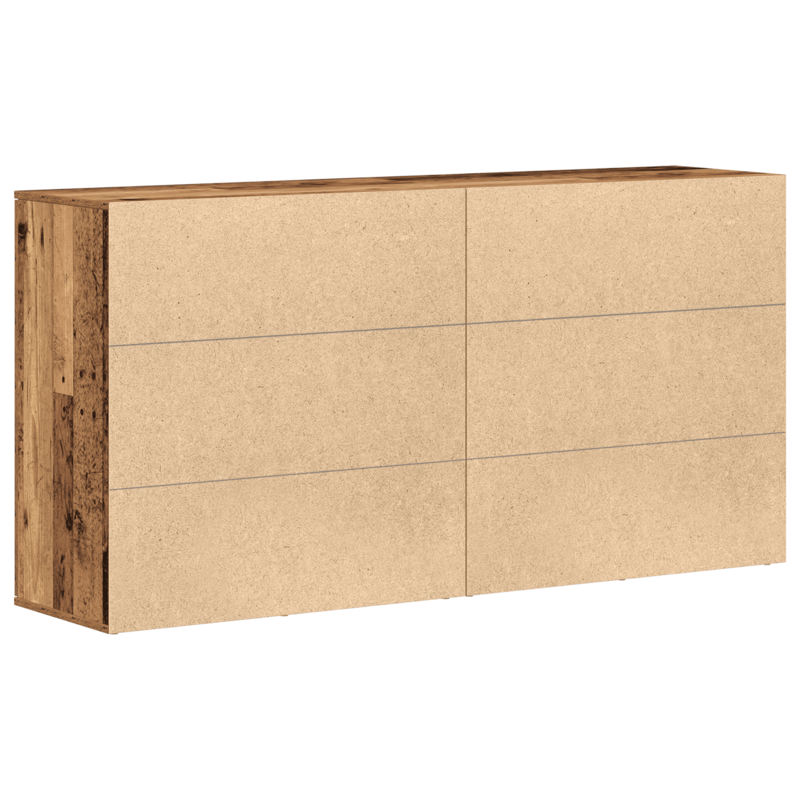Sideboard – Dressoir – Opbergkast – Kast – Buffetkast – Bruin – Massief Hout – 3 Ruime Lades – Compact 79x38x80 cm