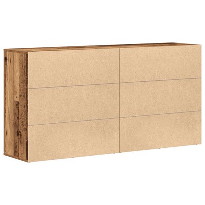 Sideboard – Dressoir – Opbergkast – Kast – Buffetkast – Bruin – Massief Hout – 3 Ruime Lades – Compact 79x38x80 cm