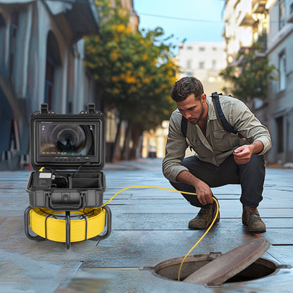 Rioolcamera – Inspectiecamera – Buisinspectiecamera – Endoscoop – Afvoercamera – Zelfnivellerend – 9 Inch HD Scherm – 36x Digitale Zoom