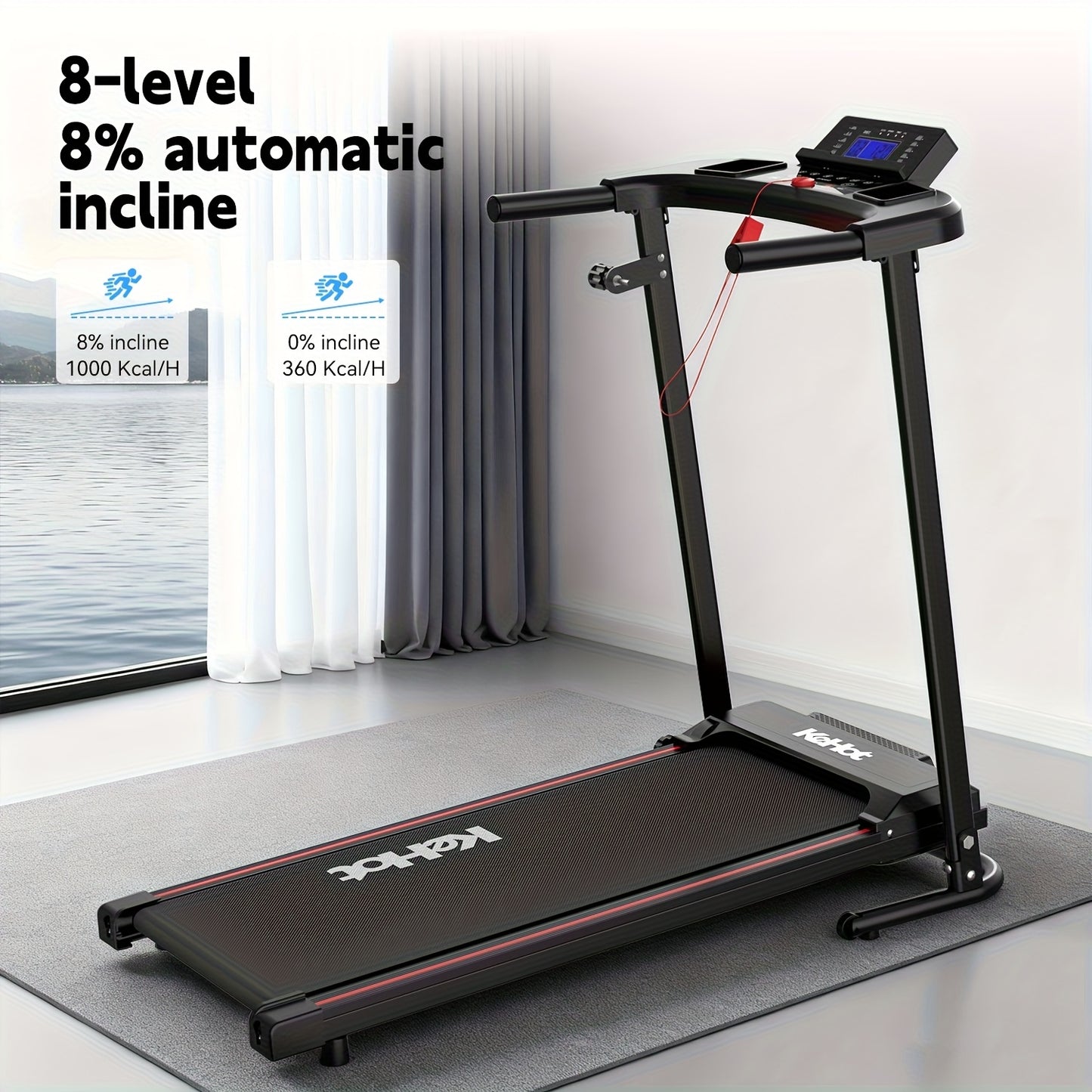 Loopband – Wandelband – Hardloopband – Walking Pad – Treadmill – Verstelbare Helling – Inclusief Handrails