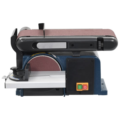 Schuurmachine – Bandschuurmachine – Multischuurmachine – Handpalmschuurmachine – Schijfschuurmachine – 230V – Kantelbare Schuurtafel Tot 45° – Inclusief 9 Schuurdiscs en 3 Schuurbanden