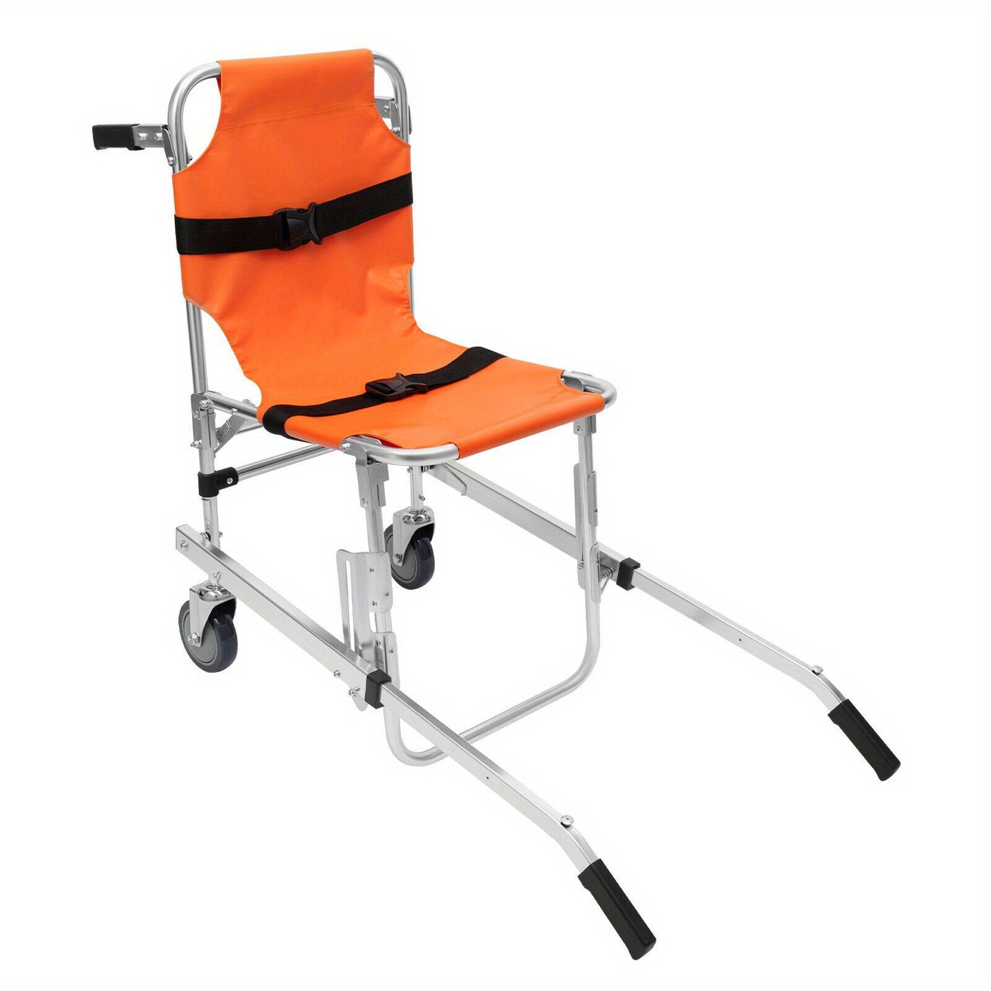 Trapliftstoel – Trapstoel – Opvouwbare Stoel – Draagbare Stoel – Noodstoel – Lichtgewicht Aluminium Frame – Nonslip Rubber Wielen & Verstelbare Handgrepen