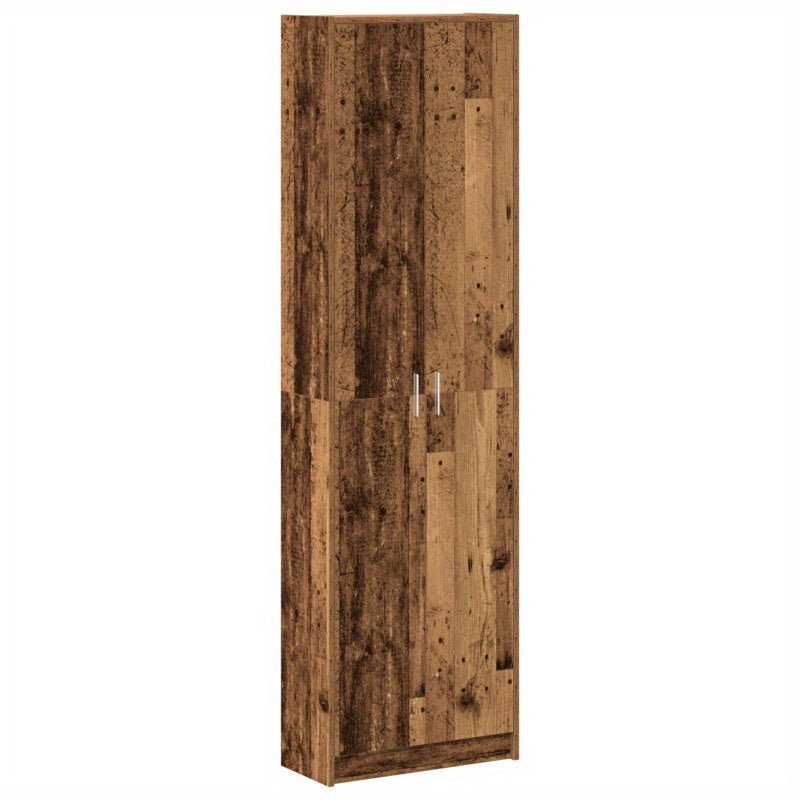 Kast – Opbergkast – Kledingkast – Garderobekast – Dressoir – Vrijstaande Kast – MDF Hardhout – Ruime Opbergruimte 3,2+ Kubieke Voet – Industrieel Design Bruin