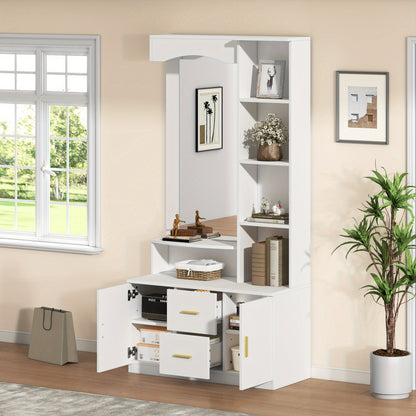 Salontafel – Koffietafel – Tafeltje – Woonkamertafel – Bijzettafel – Bamboe – Lichtgewicht – Ruime Opbergruimte – Modern Retro Design – Naturel Variant