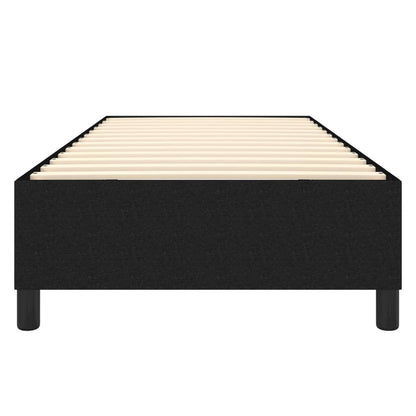 Bed frame without mattress Black 100x200 cm fabric, Bed Frame with Slat Support Platform Bed Frame (without Mattress) for Bedroom