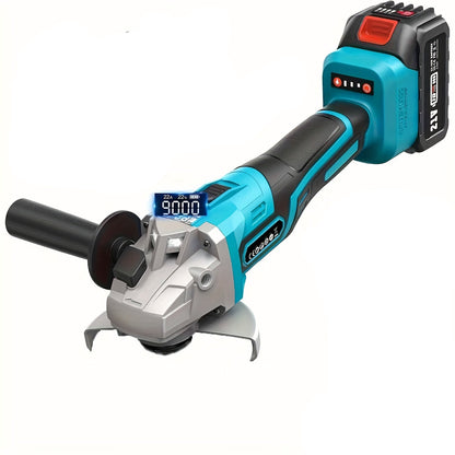Haakse Slijper – Slijptol – Slijpmachine – Accu Slijper – Elektrische Slijper – 21V Draadloos – 125 mm Schijf – Brushless Motor