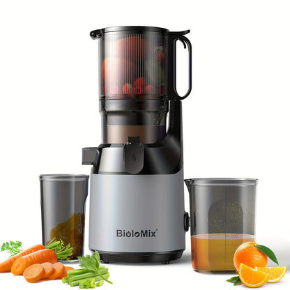 Slowjuicer – Juicer – Sapcentrifuge – Groentenpers – Fruitpers – Brede 130mm Invoer – Hoog Saprendement