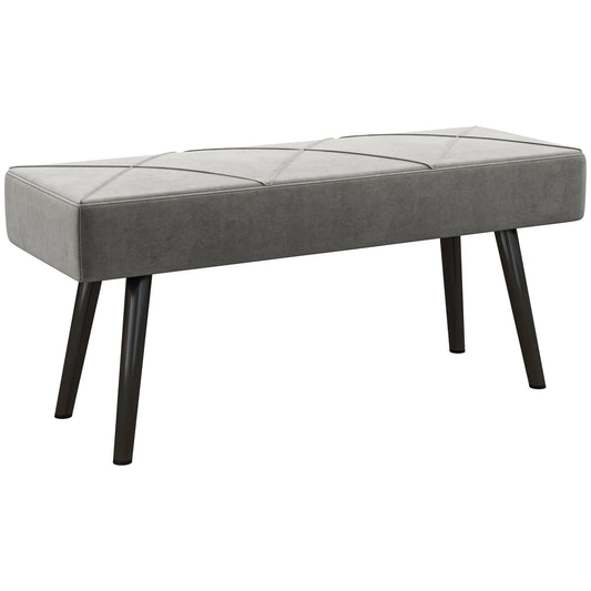 Kussenboxen - Bank - Sofa - Zitvlak - 100 cm x 36 cm x 45 cm - Grijs