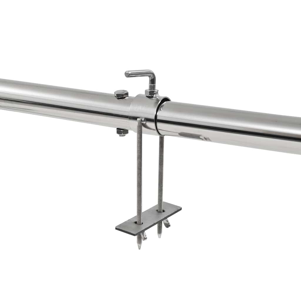 Automatische Houtskoolbarbecue – Elektrische BBQ – Grill – Houtskoolgrill – Buitenbarbecue – 207x45x83 cm – RVS Materiaal – Motor voor Automatisch Draaien