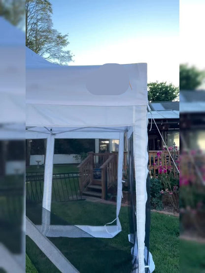 Pop-Up Partytent – Overkapping – Tuintent – Marktstand – Campingtent – 3x4,5 Meter – Aluminium Frame - QUORE