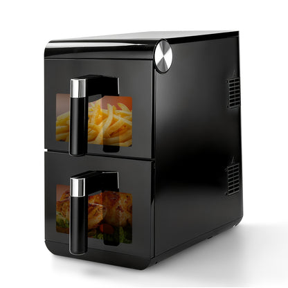 16L Large-Capacity Air Fryer | Two-Tier Design for Simultaneous Cooking of Different Foods, Iron and Plastic Construction, 220V-240V, 2800W, Citybee Brand