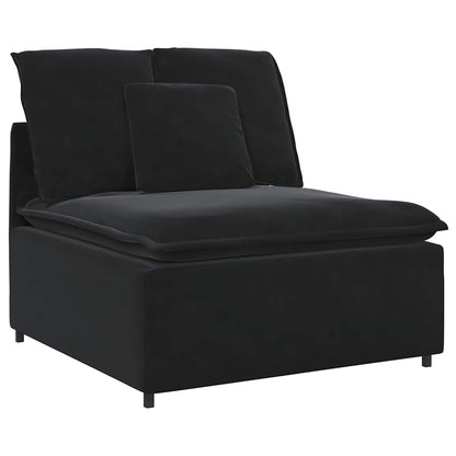 Hoekbank – Modulaire Bank – L-vormige Bank – Zitbank – Loungesofa – Velvet Bekleding – Stevig Metalen Frame – Donkergroen