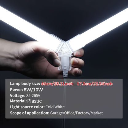 LED Zeshoekige Lamp – Zeszijdige LED Verlichting – Garage Lamp – Plafondlamp – Werkplaats Licht – 6500K Superhelder – Semi Flush Mount