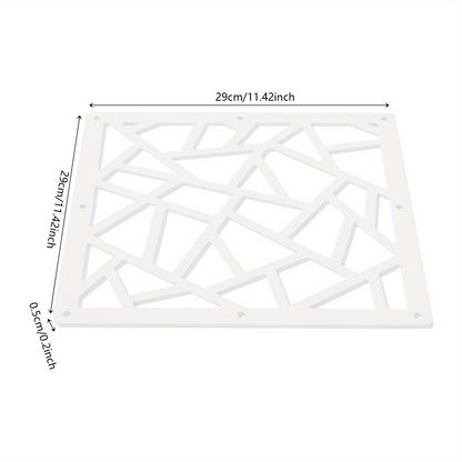 Roomdivider – Kamerscherm – Paravent – Scheidingswand – Wandpaneel – Wit – 12 Panelen – PVC Hout-Kunststofcomposiet – Gemakkelijk Ophangen