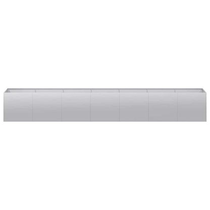 Plantenbak – Bloembak – Tuinbak – Plantenpot – Kruidenbak – Verzinkt Staal – 280 x 40 x 40 cm – Weerbestendig & Duurzaam