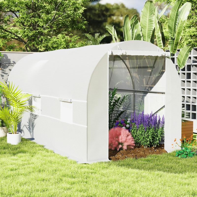 Kweekkas – Tuinkas – Broeikas – Plantenkas – Serre – 2x4 Meter – Duurzaam Polycarbonaat – Weerbestendige Constructie