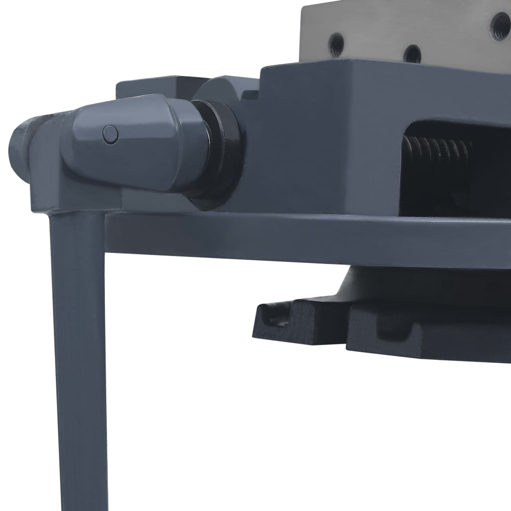 Bankbout – Bankschroef – Werkbankklem – Draaibare Bankschroef – Klem – Gietijzer – 160 mm Kaakbreedte – 360° Draaibaar