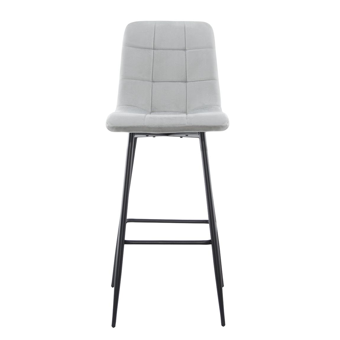 Velvet Fauteuils – Velours Stoelen – Relaxstoelen – Lounge Stoelen – Grijs Met Zwart Houten Frame – Inclusief Voetsteunen – Onderhoudsvriendelijk Hardhouten Frame