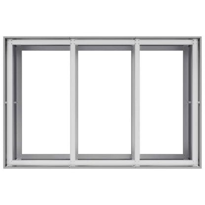 Tuinrek – Plantenrek – Bloemenrek – Plantenbak – Standaard – Gegalvaniseerd Staal – Weerbestendig – 120x80x80 cm