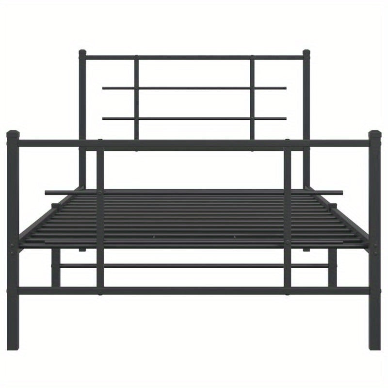 Bedframe – Metalen Bedframe – Verstelbaar Bed – Slaapbank – Bedbodem – 100x200 cm – Robuust Metaal – Eenvoudige Montage