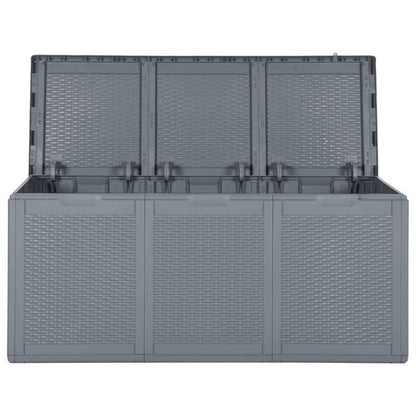 Opbergbox Tuin – Tuinkussenbox – Tuinkist – Tuinopbergkist – Opbergkist Tuin – 270 Liter – Weerbestendig PP-Rattan