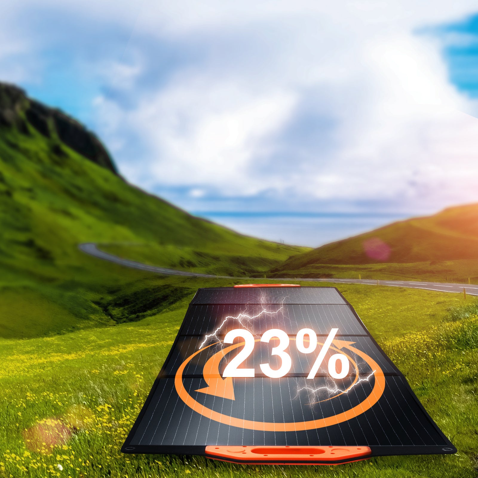 Draagbaar Zonnepaneel – Mobiel Zonnepaneel – Opvouwbaar Zonnepaneel – Solar Paneel – 200W Vermogen – Monokristallijn – Weerbestendig - QUORE