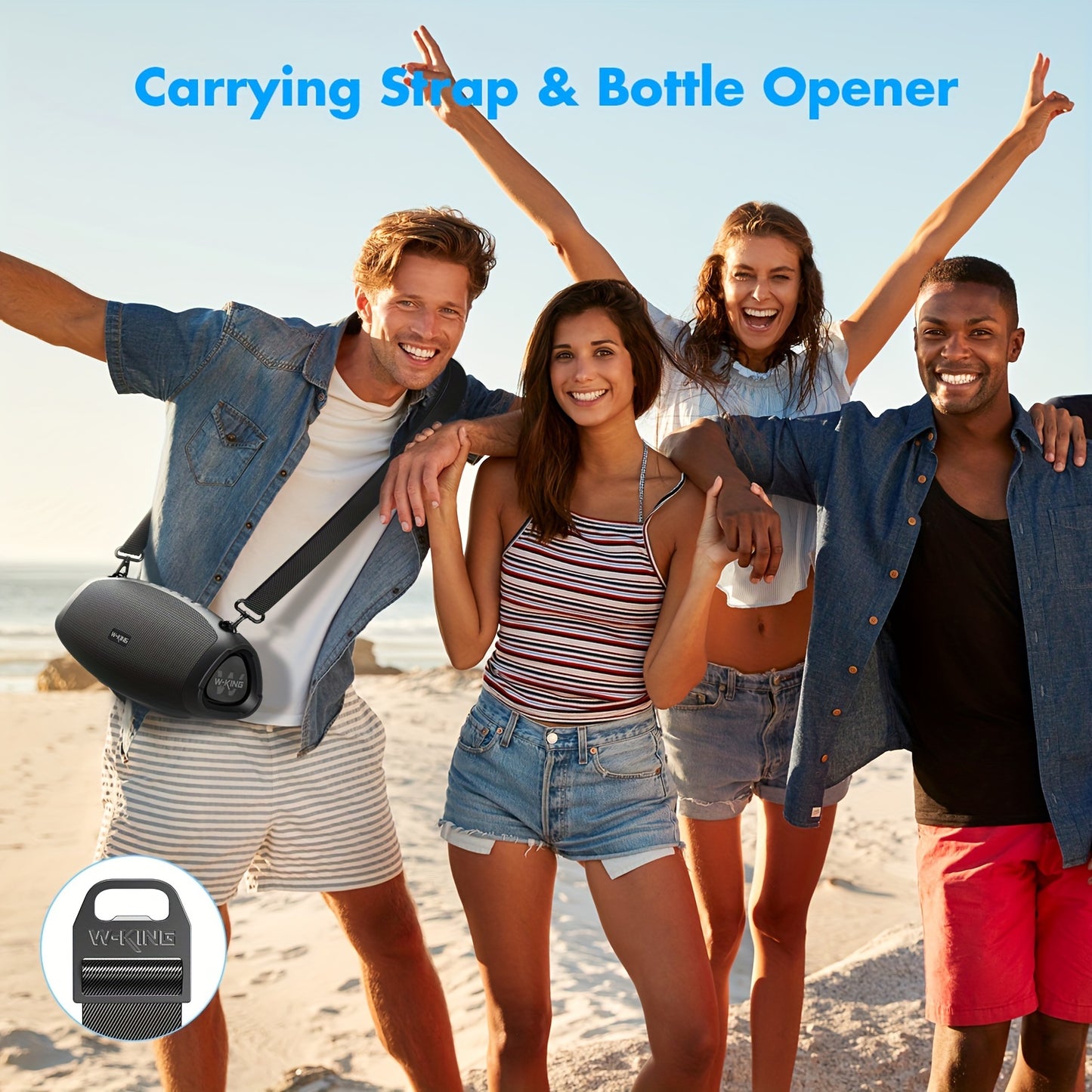Draadloze Speaker – Bluetooth Speaker – Outdoor Speaker – Portable Speaker – Mobiele Speaker – 70W Krachtig Geluid – IPX6 Waterbestendig Met Microfoon