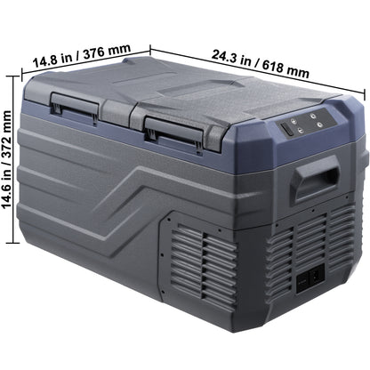 Draagbare Koel-Vrieskast – Mobiele Koelbox – Camping Koelkast – Auto Koelbox – 25 Liter – Dual Zone – Bluetooth Bediening
