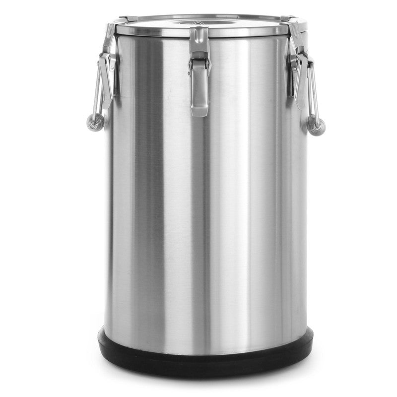 Thermoskan – Isoleerkan – Thermoscontainer – Etenhouder – Roestvrij Staal – 35 Liter – Dubbele Sluiting – Ventilatieventiel