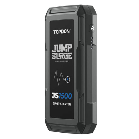 Topdon - JS1500 - Jumpstarter voor Auto - Startkabels - Starthulp - 1000A - 12V - Jumpstarters - Powerbank 10000mAh - Zwart