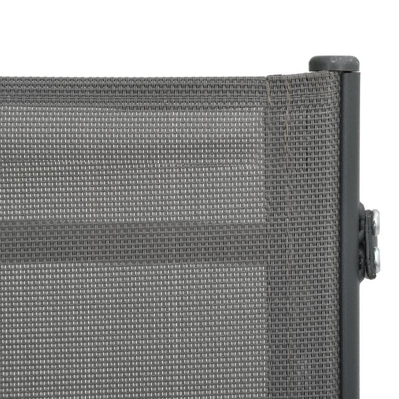 Terrasstoel – Tuinstoel – Buitenstoel – Campingstoel – Strandstoel – Stalen Frame – Ergonomisch & Lichtgewicht 2-Pack