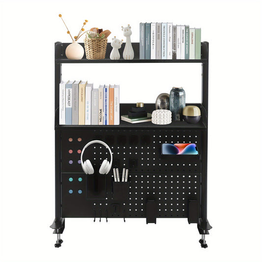 Boekenplank – Boekenkast – Opbergrek – Wandrek – Bureauplank – Stevig Hout & Metaal – Ruimtebesparend Met U-Klembevestiging