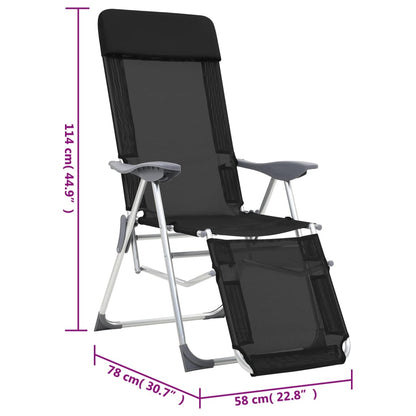 Campingstoel – Vouwstoel – Klapstoel – Visstoel – Tuinstoel – Aluminium Frame – Verstelbare Rugleuning 5-standen