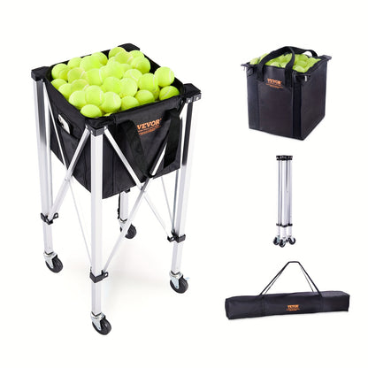 Tennisballenbak – Tennisballenmand – Ballenkar – Ballenhouder – Tennisballenwagen – Inklapbaar – Lichtgewicht Aluminium