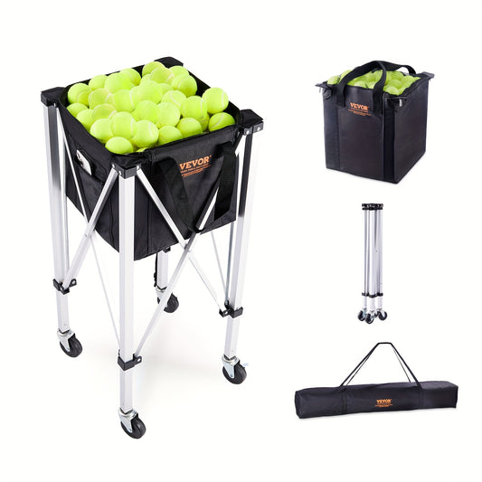 Tennisballenbak – Tennisballenmand – Ballenkar – Ballenhouder – Tennisballenwagen – Inklapbaar – Lichtgewicht Aluminium
