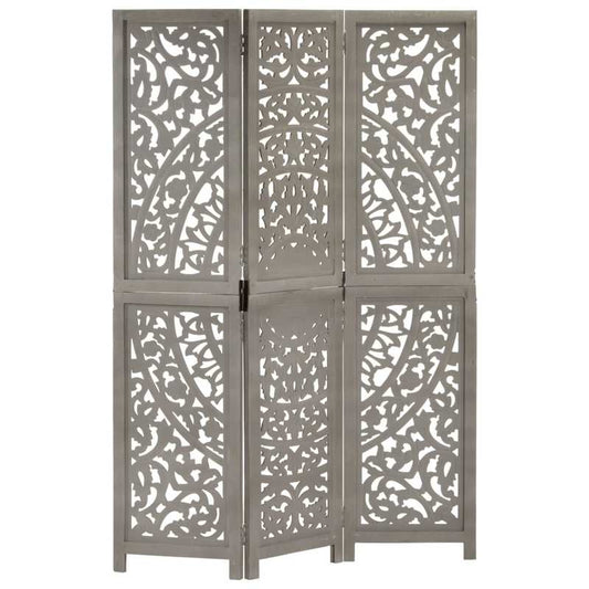 Kamerscherm – Room Divider – Scheidingswand – Paravent – Room Partition – Vouwbaar – Massief Mangohout – 120x165 cm – Lichtgewicht & Duurzaam