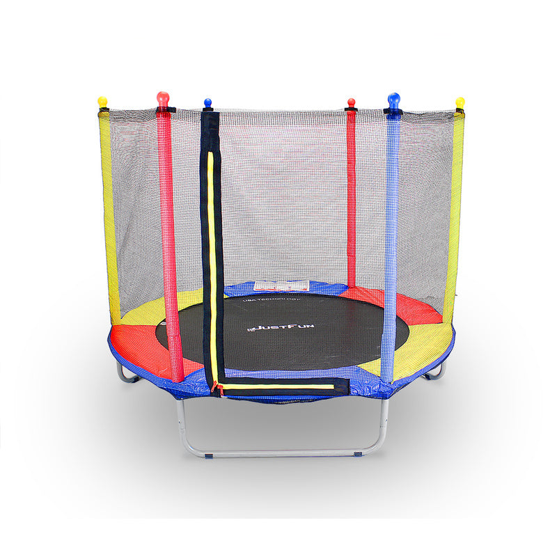 Trampoline – Springkussen – Speeltoestel – Trampoline Met Net – Mini Trampoline – 152 cm Diameter – Veilig Stalen Frame
