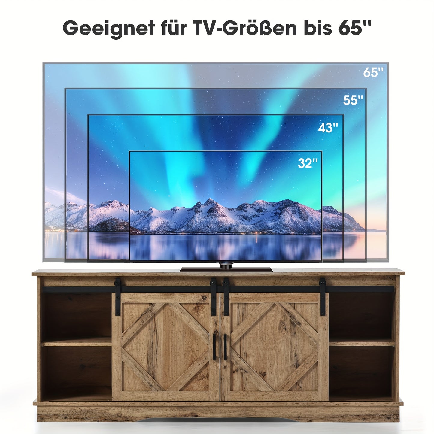 Dressoir – Ladekast – Opbergkast – Buffetkast – Hoekkast – Hardhout Met Rattan Deuren – 2 Lades – Met Metalen Handgrepen
