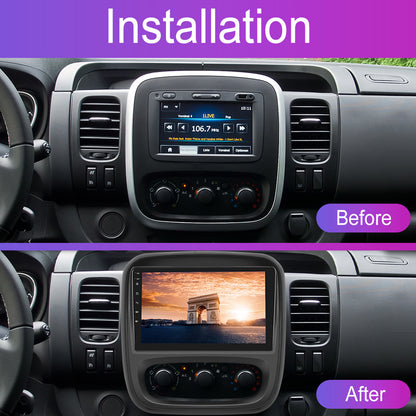 Android 15 Car Radio – Auto Multimedia Systeem – Navigatie Radio – Touchscreen Radio – Bluetooth Radio – 9 Inch 1280p IPS Display – Draadloze CarPlay & AHD Achteruitrijcamera
