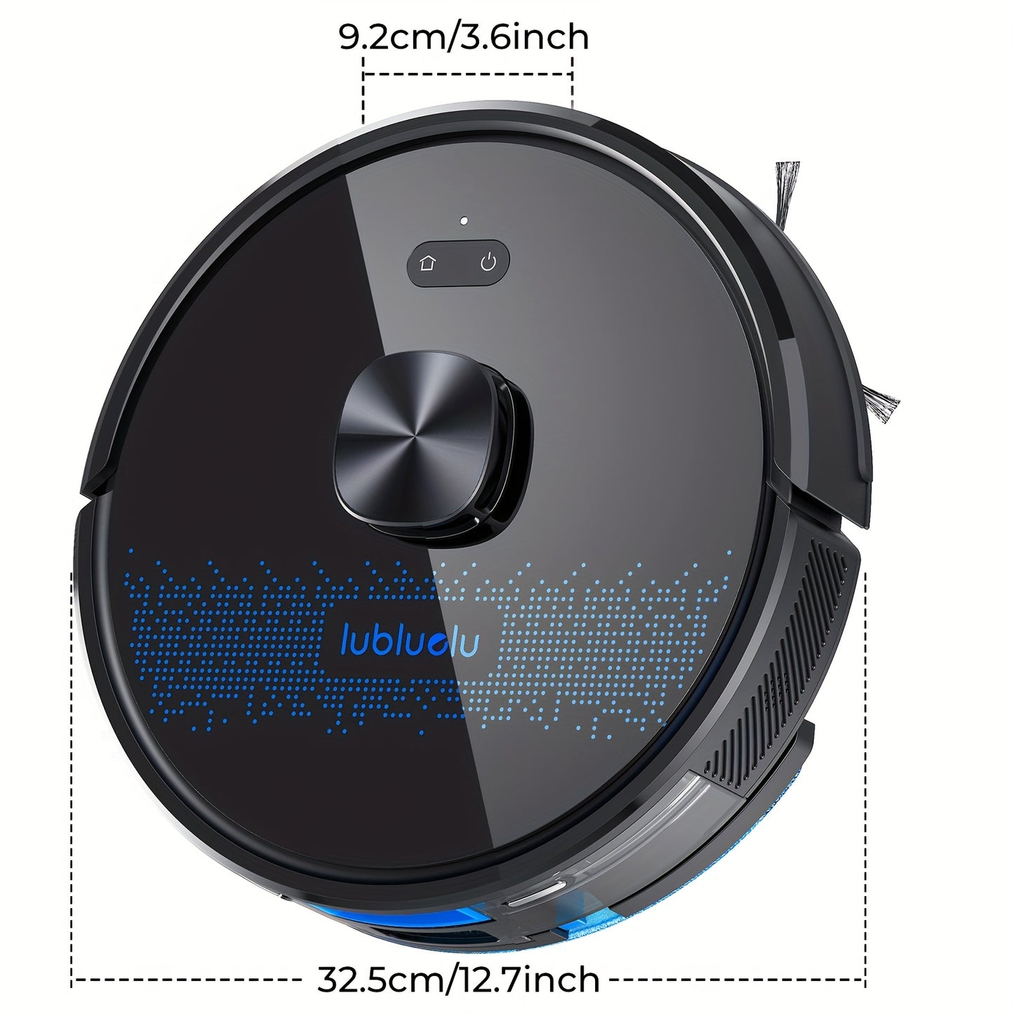 Robotstofzuiger – Robotstofzuiger met dweilfunctie – Automatische stofzuiger – Slimme schoonmaker – Robotveger – 4500 Pa Zuigkracht – 360° LiDAR Navigatie met 5 Kaarten