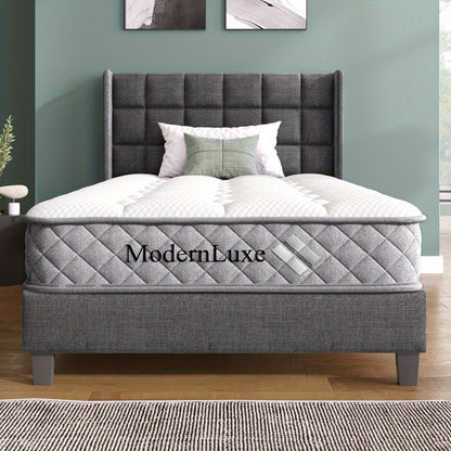 Matras – Orthopedisch Matras – Pocketveren Matras – Koudschuimmatras – Tweepersoons Matras – 140x200 cm – 7-Zones Pocketvering – 20 cm Hoog – Medium Stevig – Euro Top – Ademend Polyester