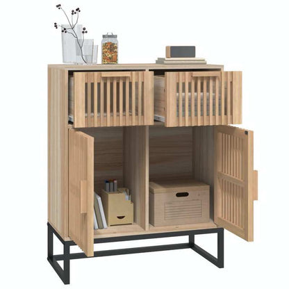 Sideboard 60x30x75cm edited wood Practical and removable