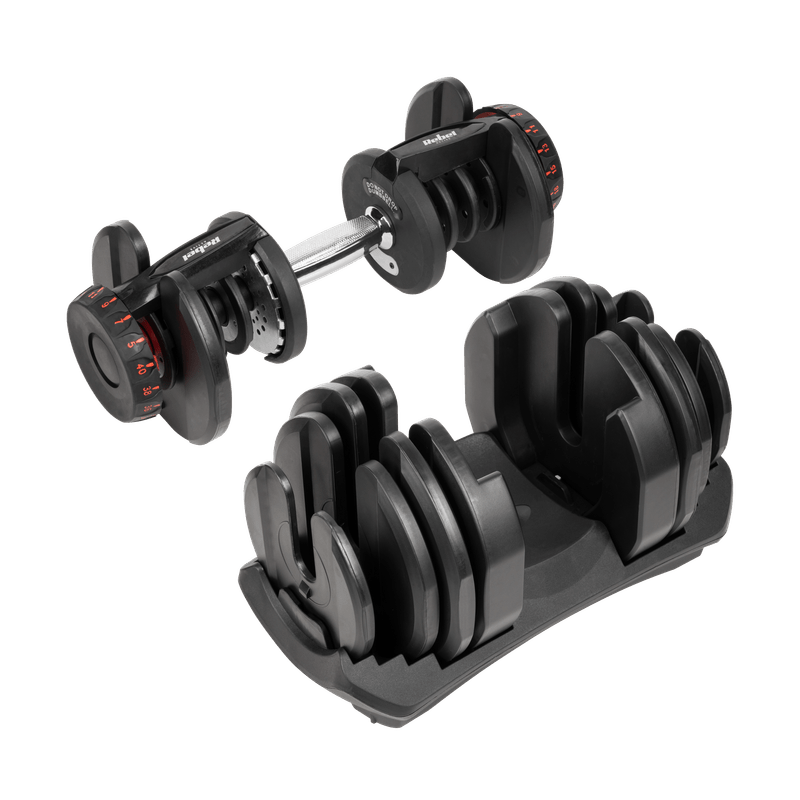 Dumbbell – Halter – Verstelbare Halter – Gewicht – Krachttrainer – Verstelbaar tot 40 kg – Gietijzer met Kunststof Coating