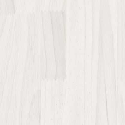 Set van 3 Witte Side Cabinets – Opbergkastjes – Display Cabinets – Kastjes – Multi-Pack Kastjes – Massief Grenenhout – Ruimtebesparend Ontwerp – Modern Strak Design