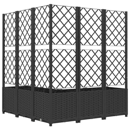 Plantenstandaard – Plantenrek – Klimplant Steun – Bloemenhouder – Latticestructuur – 120x120x136 Cm – Duurzaam Polypropyleen